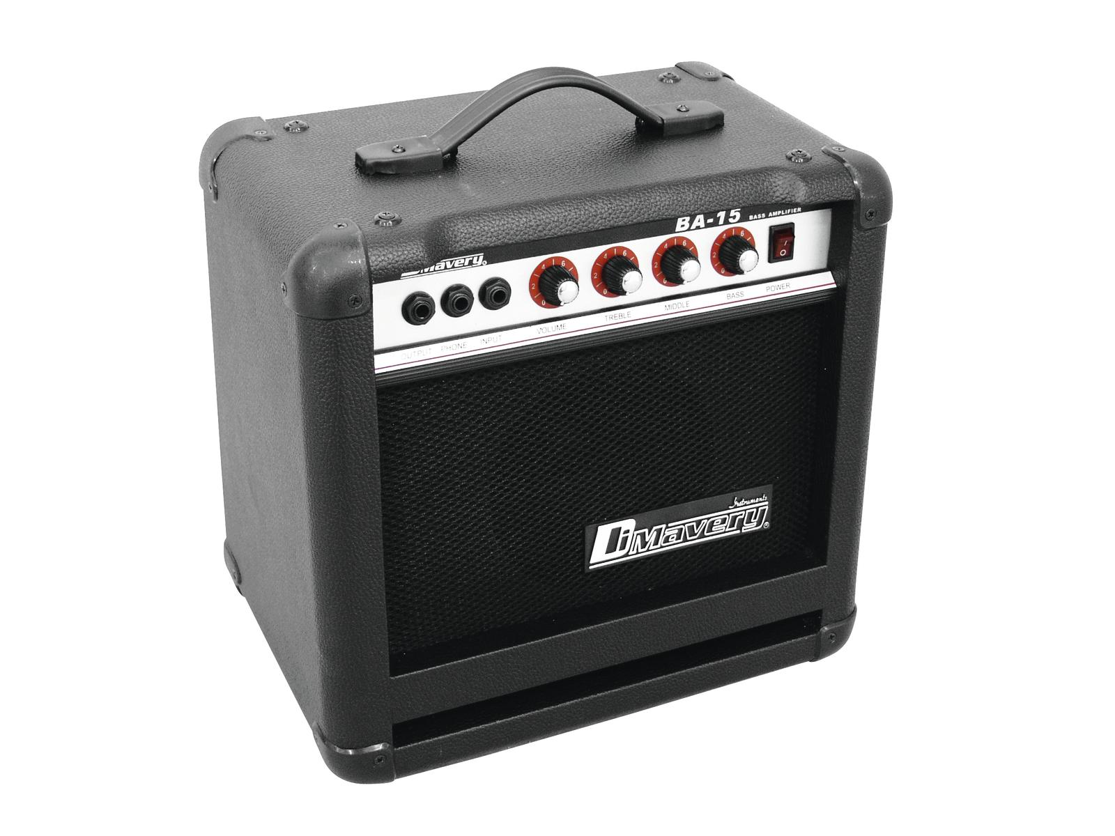 Dimavery BA-15 Bass-Verstärker 15W schwar