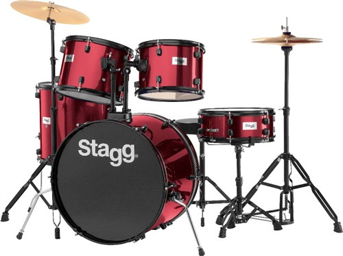 Stagg TIM122B WR, bicí sada, vínová