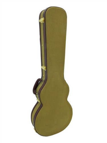 Dimavery tvarovaný kufr pro elektrickou kytaru LP, tweed