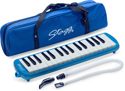 Stagg MELOSTA32 BL, klávesová harmonika, modrá