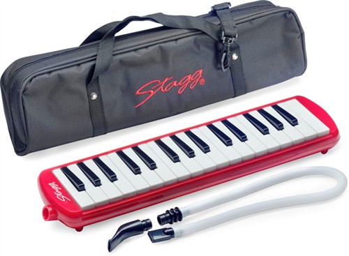 Stagg MELOSTA32 PK, klávesová harmonika, růžová