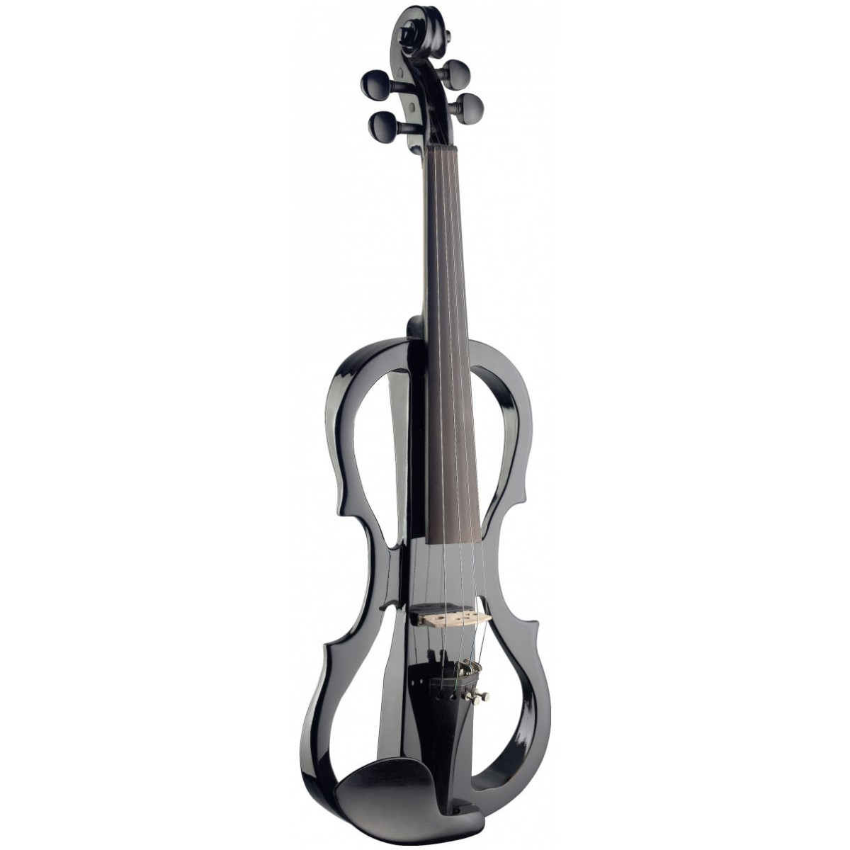 Stagg EVN X-4/4 BK, elektrické housle, černá