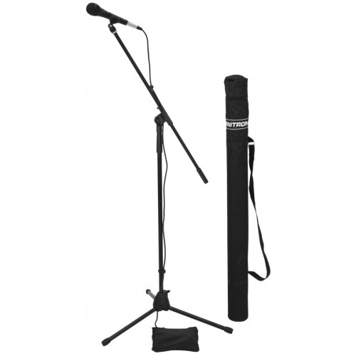Omnitronic CMK-10, mikrofonní set, stativ, mikrofon, obal + kabel