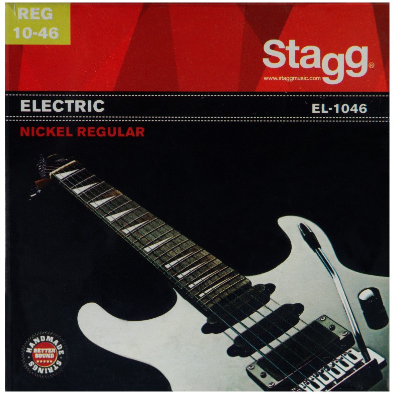 Stagg EL-1046, sada strun pro elektrickou kytaru, regular