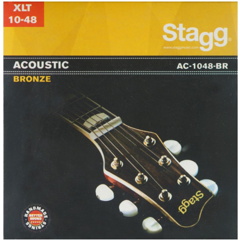 Stagg AC-1048-BR, sada strun pro akustickou kytaru, extra light