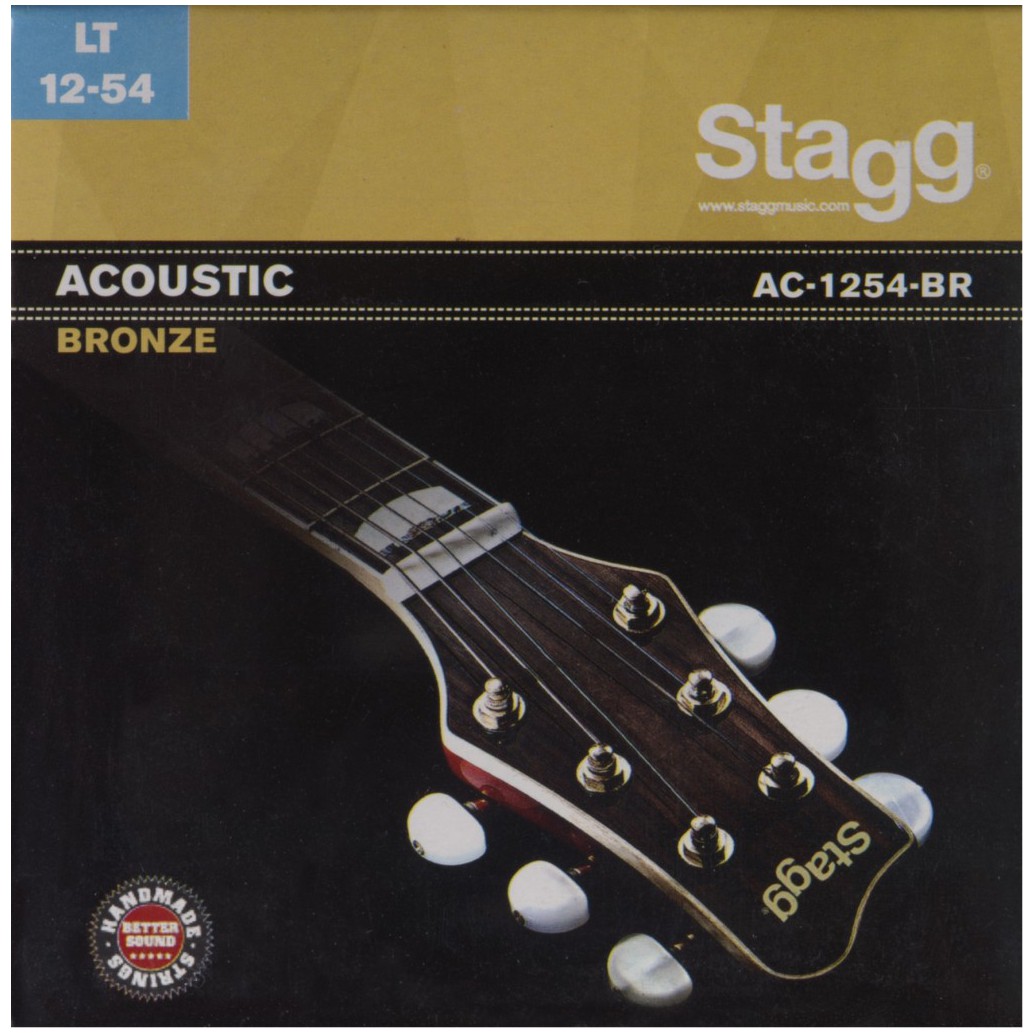 Stagg AC-1254-BR, sada strun pro akustickou kytaru, light