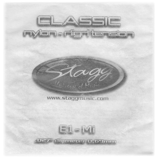 Stagg CLH-B2N, struna "H", nylon, vysoké pnutí