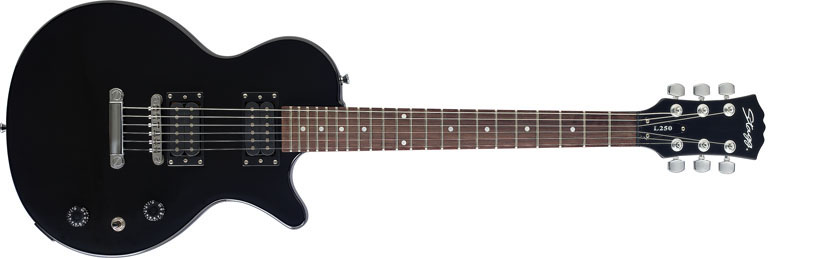 Elektrická kytara typu LesPaul ve zmenšené verzi - menzura 5