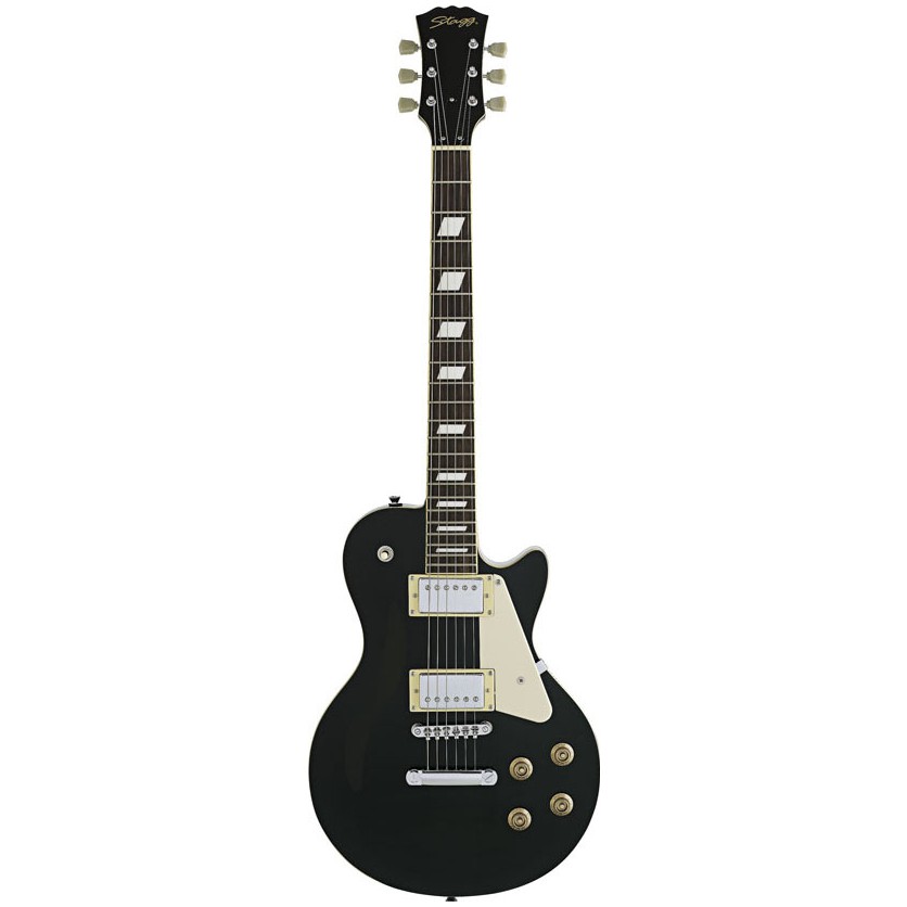 Stagg L320-BK, elektrická kytara, černá