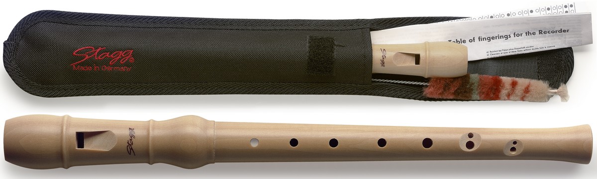 Dřevěná zobcová flétna - barokní prstoklad