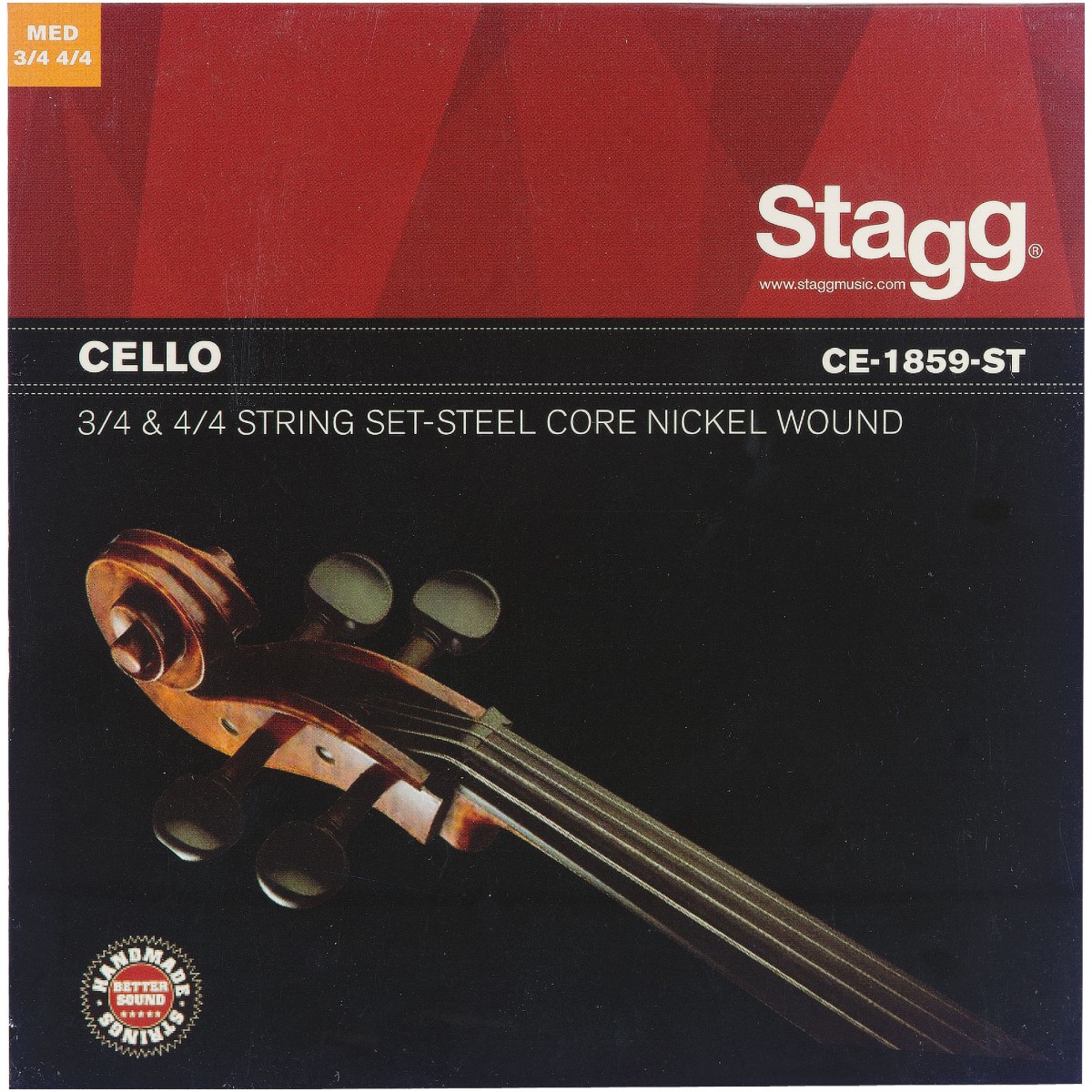 Fotografie Stagg CE-1859-ST, sada strun pro violoncello