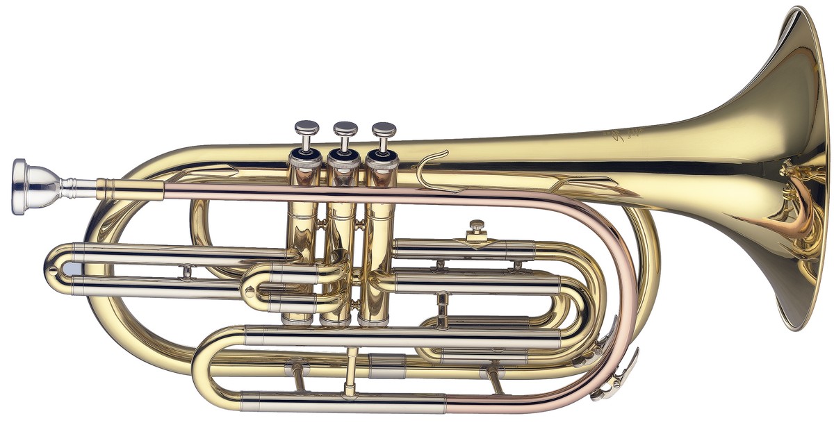 Pochodový B trombon s pouzdrem