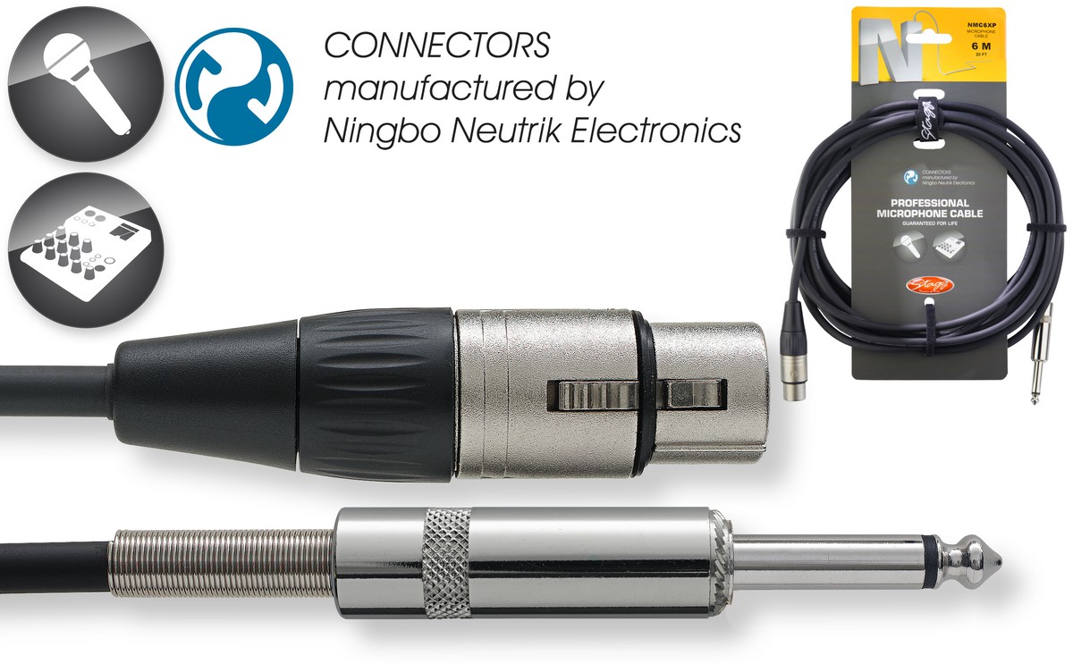Stagg NMC6XP, mikrofonní kabel