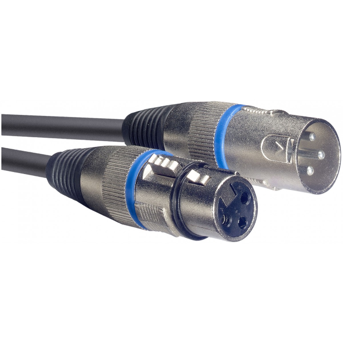 Fotografie Stagg SMC10 BL, mikrofonní kabel XLR/XLR, 10m