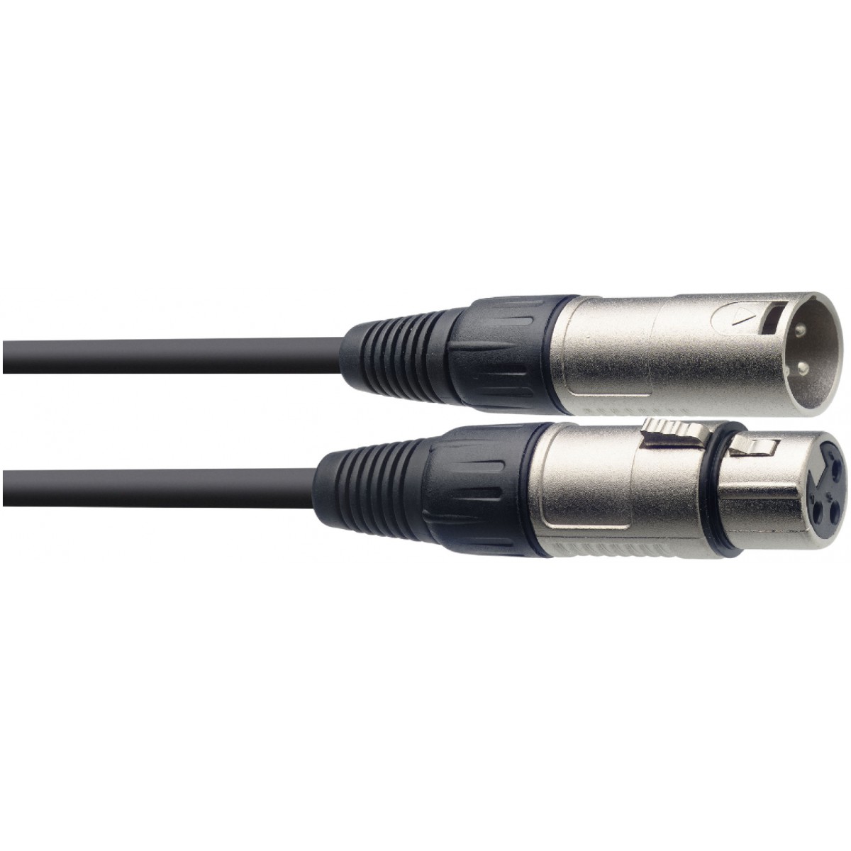 Standardní mikrofonový kabel, XLR samec/samice, 15 m