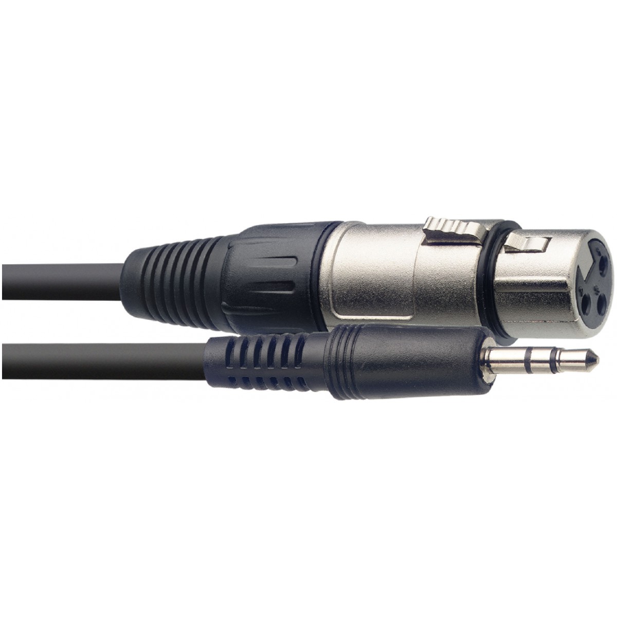 De luxe audio kabel, XLR samice/stereo mini-jack, 1 m