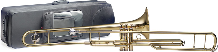 B tenor trombon s kufrem