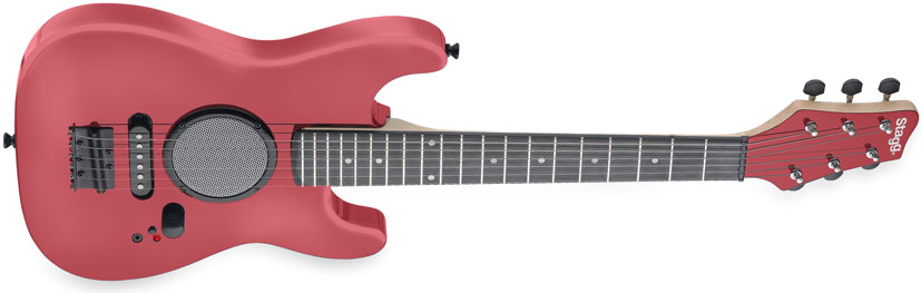 Dětská elektrická kytara se zabudovaným zesilovačem