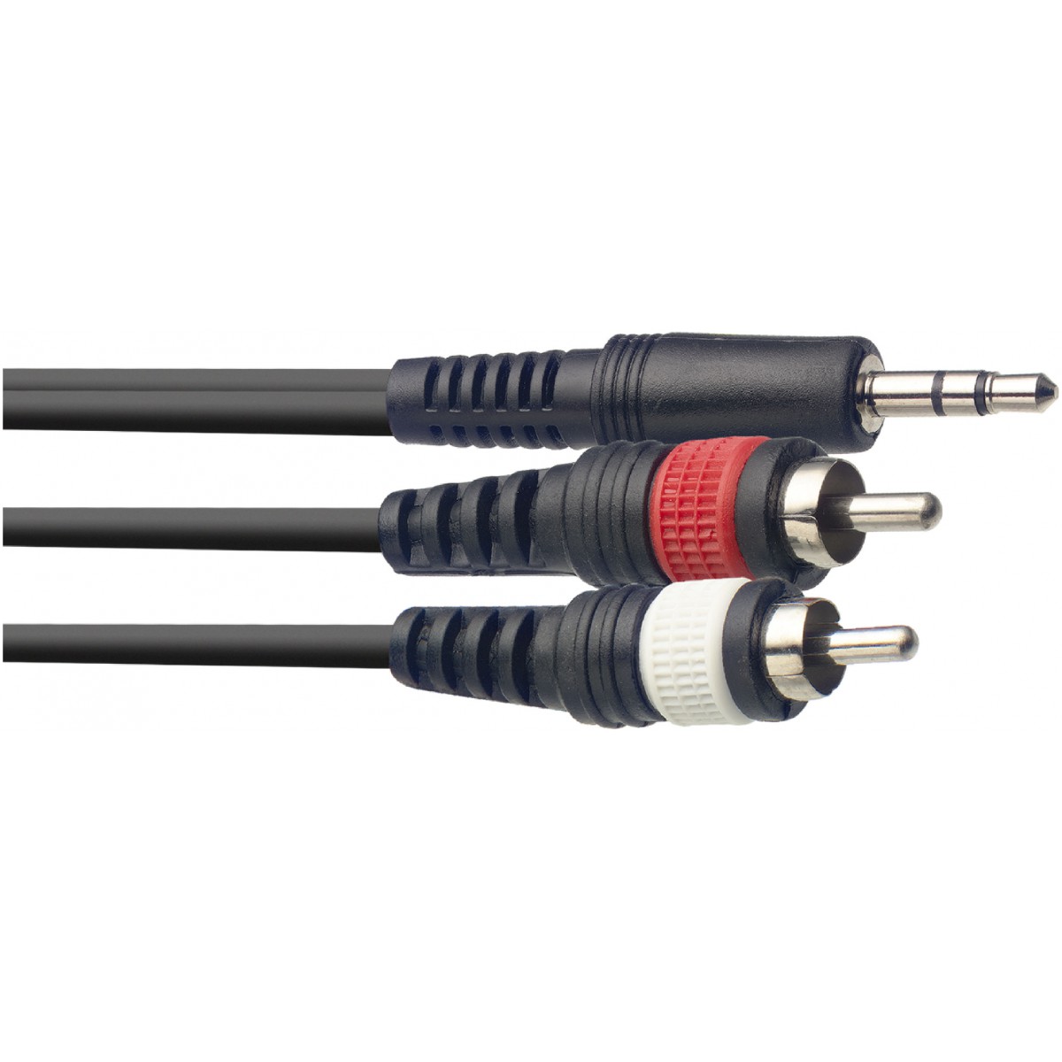 Fotografie Stagg SYC6/MPS2CM E, kabel mini stereo JACK/2x RCA, 6m