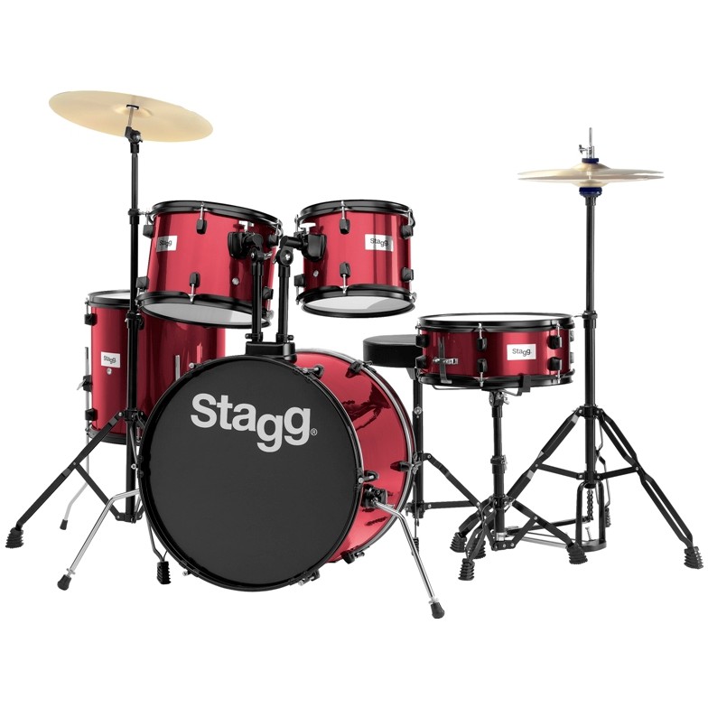 Stagg TIM120B WR, bicí sada, vínová