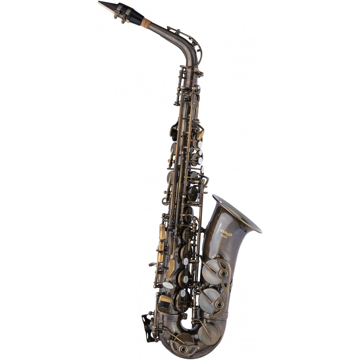 Fotografie Stagg WS-AS218S, Es alt saxofon, vintage