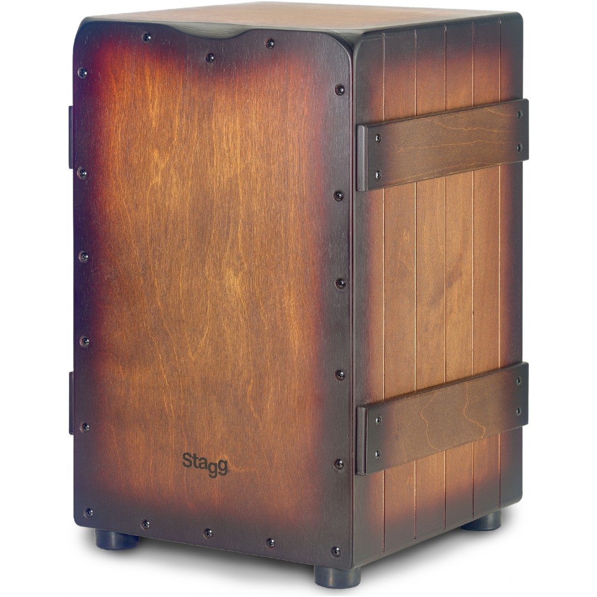 Fotografie Stagg CAJ-CRATE SBB, cajon standardní, sunburst