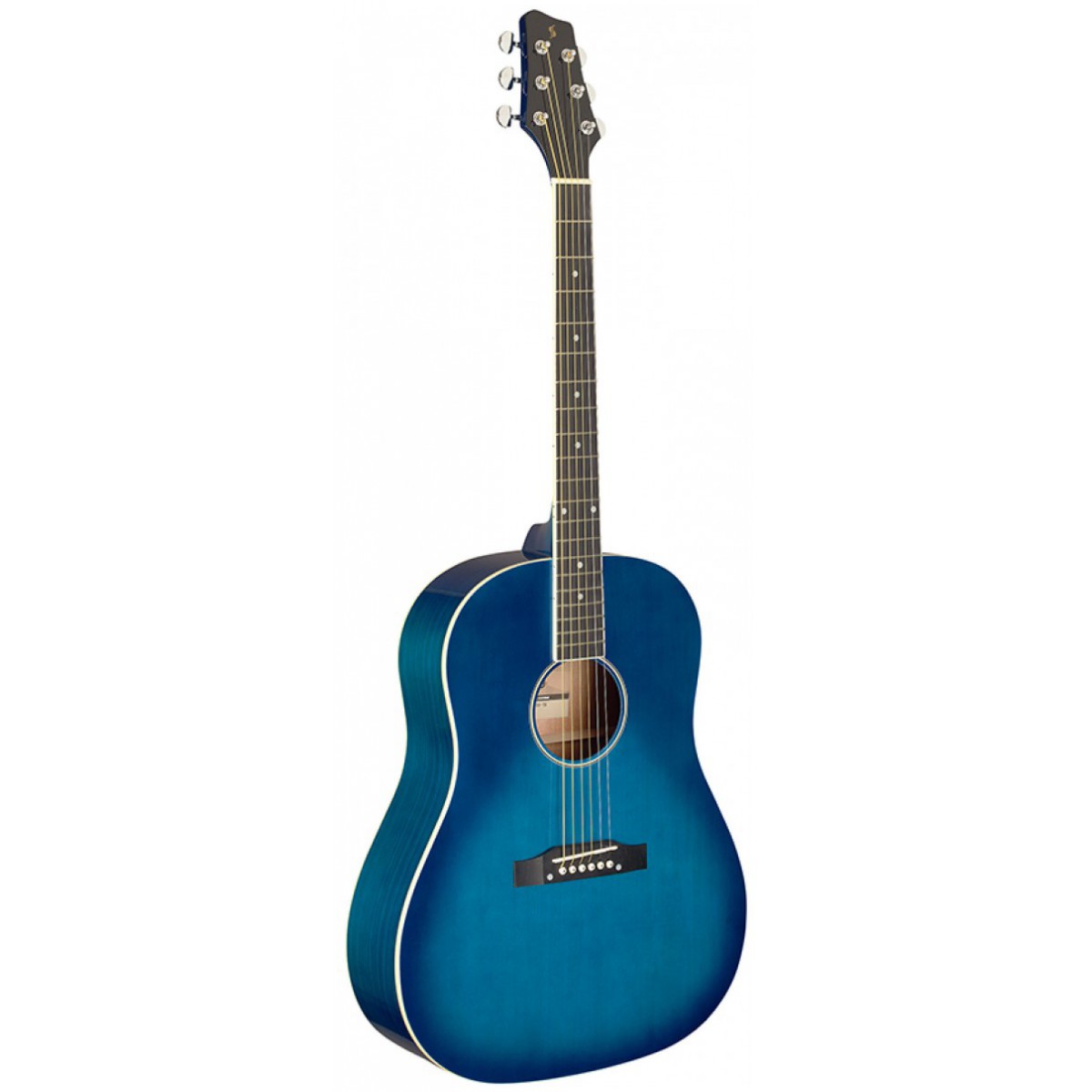 Fotografie Stagg SA35 DS-TB, akustická kytara, modrá