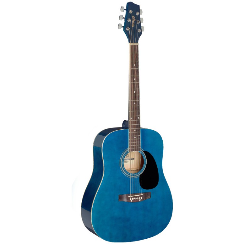 Stagg SA20D 3/4 BLUE, akustická 3/4 kytara, modrá
