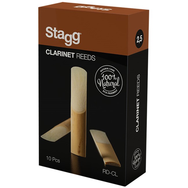 Stagg RD-CL 2,5, plátky pro B klarinet, 10 ks