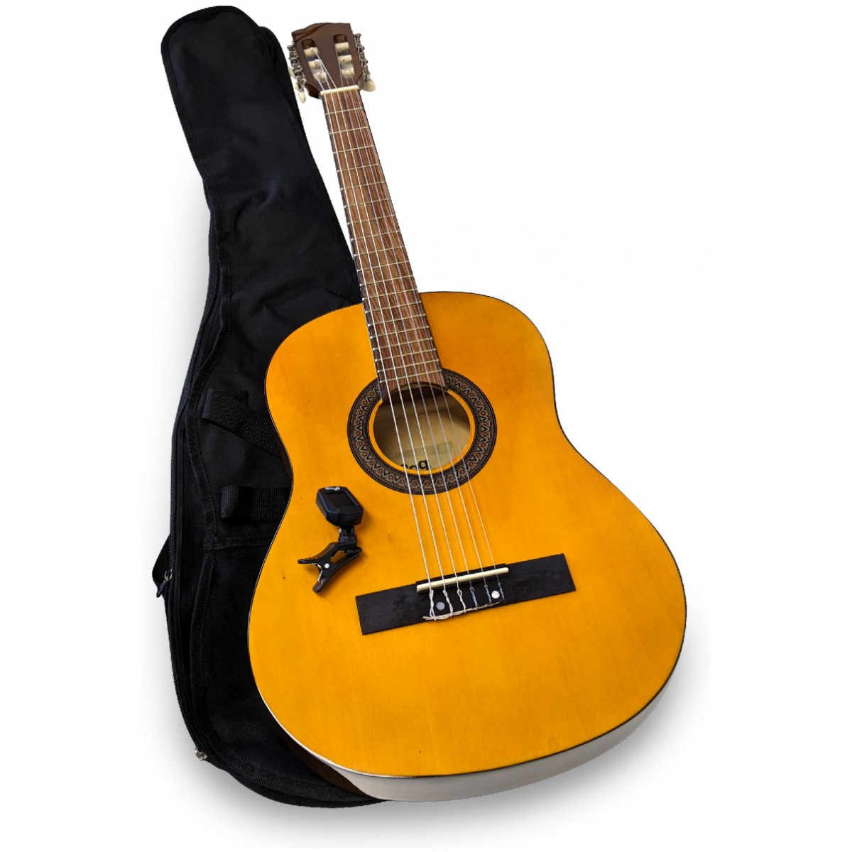 Fotografie Stagg SCL50 3/4N PACK, klasická kytara 3/4, přírodní s pouzdrem a ladičkou