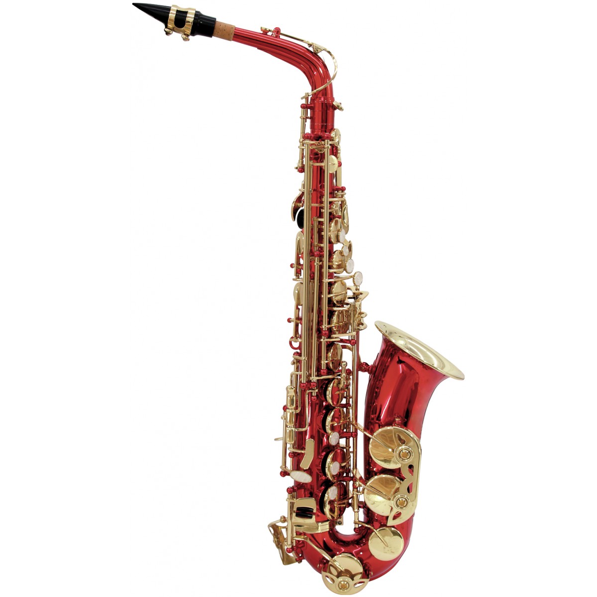 Fotografie Dimavery SP-30 Es alt saxofon, červený