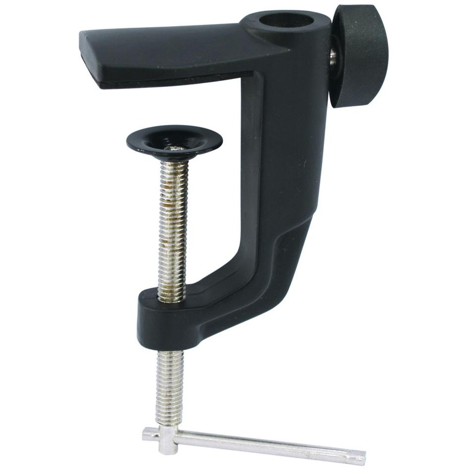 Fotografie Omnitronic stolní držák typu A pro rameno mikrofonu, BK