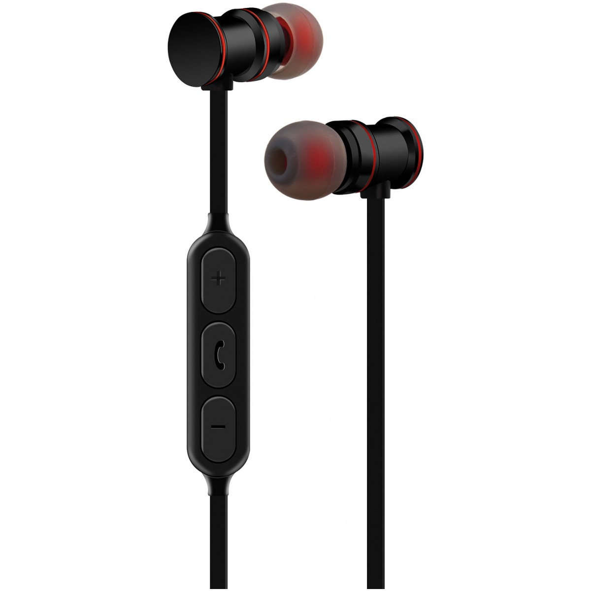 AV:link EMBT1-BLK magnetická Bluetooth sluchátka do uší, černá