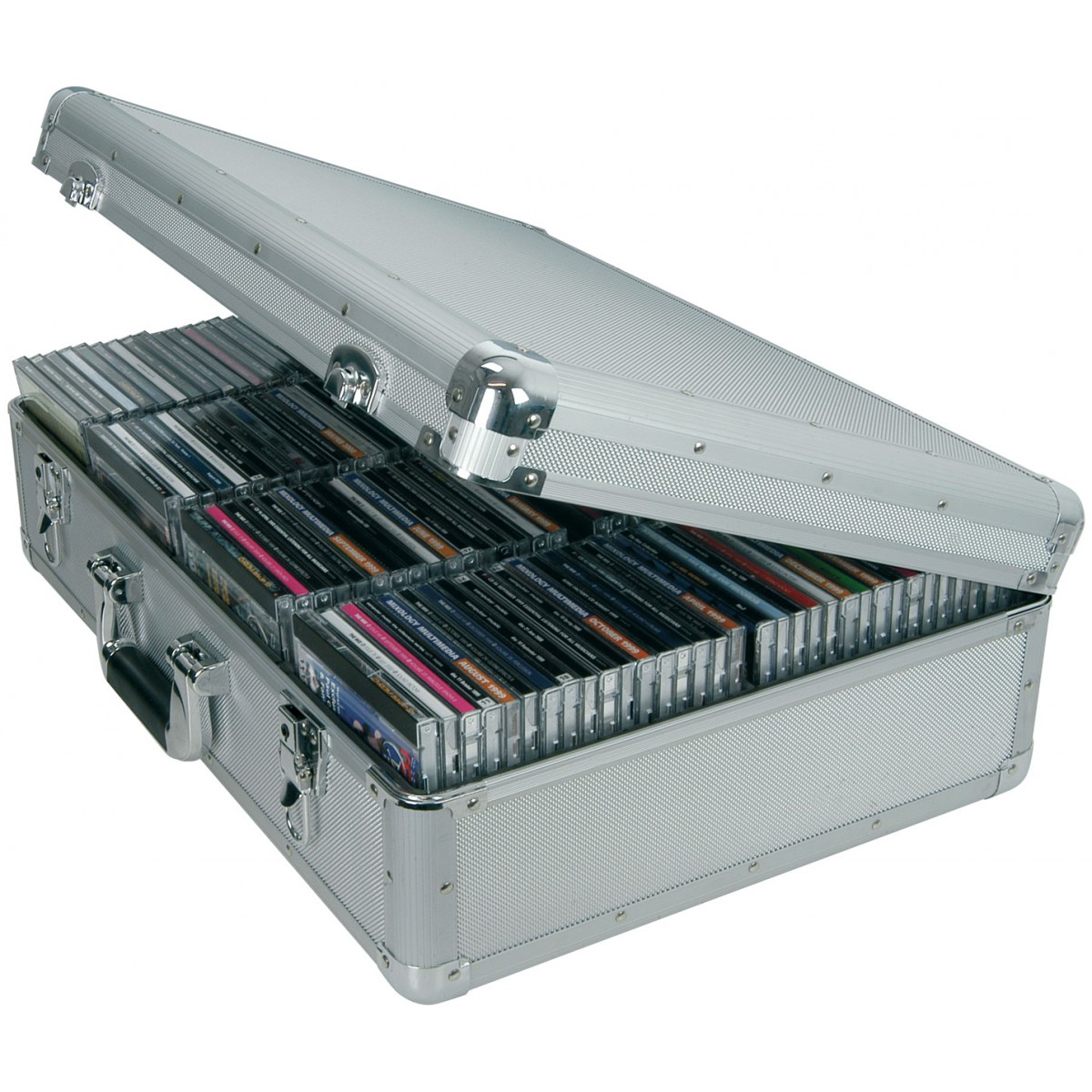 Fotografie Citronic CDA-120 Hliníkový přepravní kufr na CD