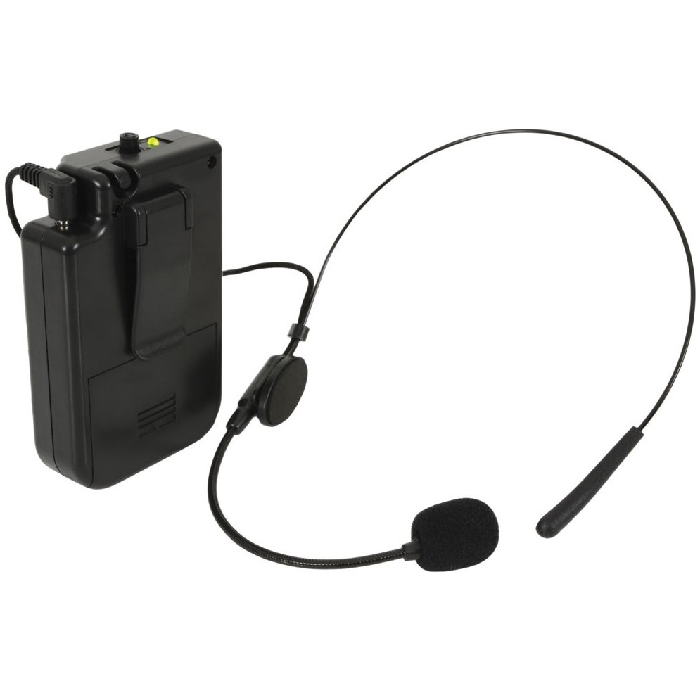 Fotografie QTX BHS-174.1, náhlavní mikrofonní sada pro mobilní systémy QTX BUSKER/QUEST/PAL, VHF 174.1 MHz