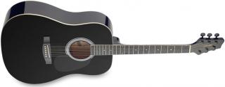 Stagg SW203BK, akustická kytara, černá