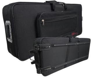 Lehký kufr pro klávesy 124.5 x 43 x 14 cm.