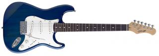 Stagg S300-TB, elektrická kytara, modrá