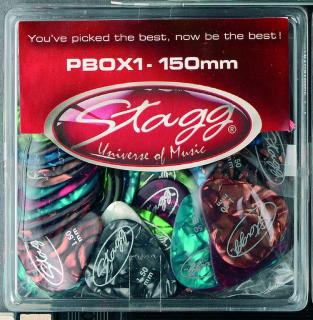 Stagg PBOX1-150, krabice trsátek 100ks, 1.5mm