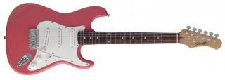Stagg S300 3/4 PK, elektrická kytara 3/4, růžová