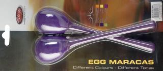 Stagg EGG-MA L/MG, pár vajíček, dlouhá rukojeť, fialové