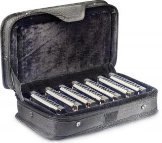 Sada 7 ks bluesové harmoniky