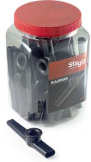 Stagg KAZOO-30 BK kazoo plastové, balení 30 ks