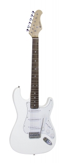 Dimavery elektrická kytara ST-203 bílá