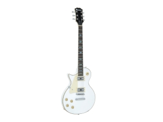 Dimavery elektrická kytara LP-700L elektrická kytara, bílá, levoruká