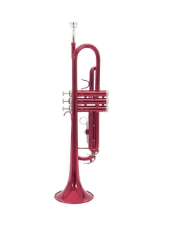 Dimavery TP-10 Bb trubka, červená s pouzdrem