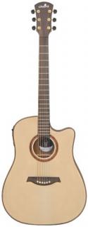 Chord CW46E electro-acoustic quitar, Right-hand, natural