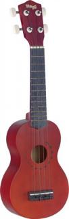 Ukulele sopránové s pouzdrem, tetování