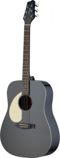 Stagg SA30D-BK LH, akustická kytara, levoruká