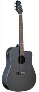 Stagg SA30DCE-BK, elektroakustická kytara